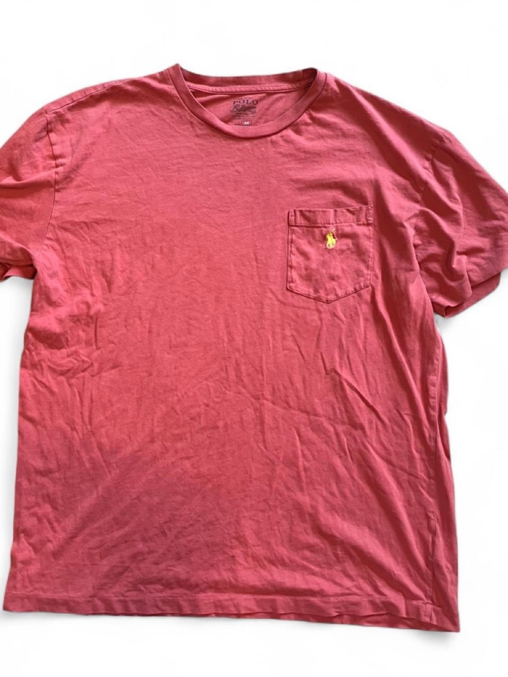 Polo by Ralph Lauren Coral Short-Sleeve Pocket Tee